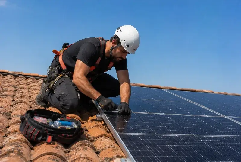 Maintenance et monitoring de panneaux solaires à Capbreton