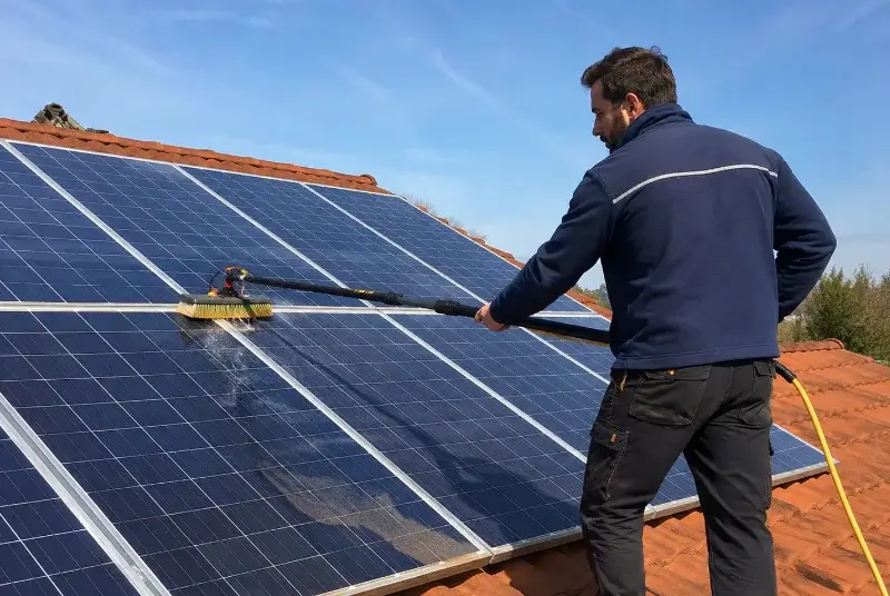 Nettoyage et entretien de panneaux solaires à Capbreton